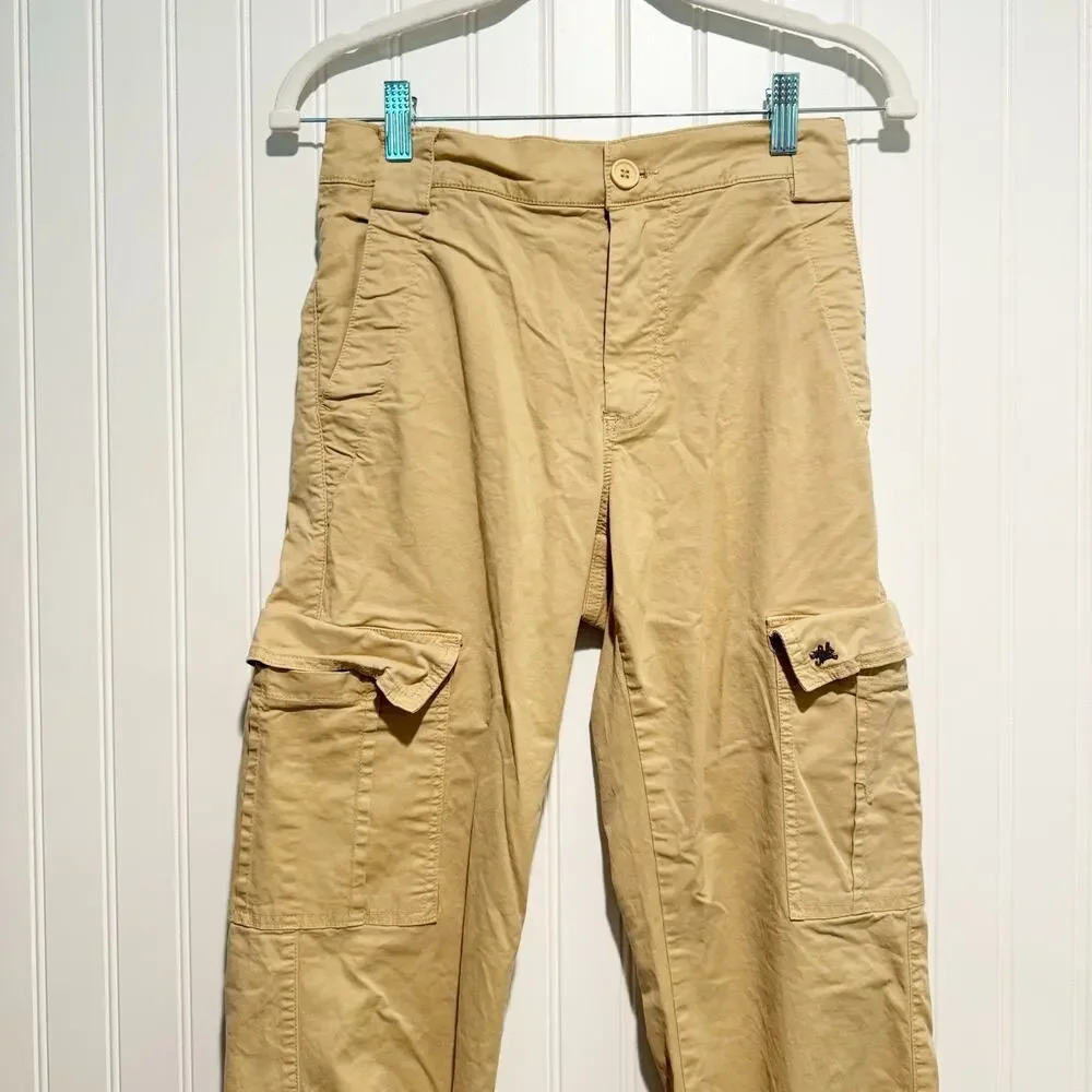Funky Buddha Khaki Cargo Pants Tapered Leg Mens Medium